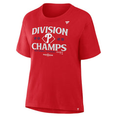 Philadelphia Phillies Fanatics Women's 2025 NL East Division Champions Locker Room Plus Size T-Shirt - MLB