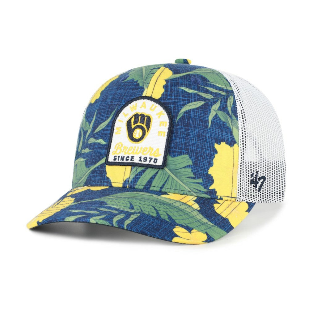 Milwaukee Brewers '47 Beachside Adjustable Trucker Hat - MLB