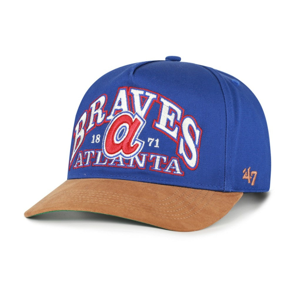 Atlanta Braves '47 Cooperstown Break Wood Suede Hitch Adjustable Hat - MLB
