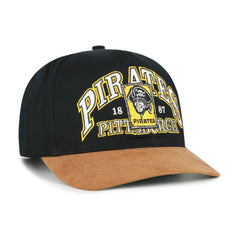 Pittsburgh Pirates '47 Cooperstown Break Wood Suede Hitch Adjustable Hat - MLB