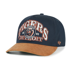 Detroit Tigers '47 Cooperstown Break Wood Suede Hitch Adjustable Hat - MLB
