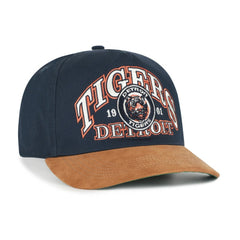 Detroit Tigers '47 Cooperstown Break Wood Suede Hitch Adjustable Hat - MLB