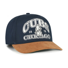 Chicago Cubs '47 Cooperstown Break Wood Suede Hitch Adjustable Hat - MLB