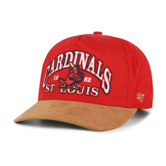 St. Louis Cardinals '47 Cooperstown Break Wood Suede Hitch Adjustable Hat - MLB