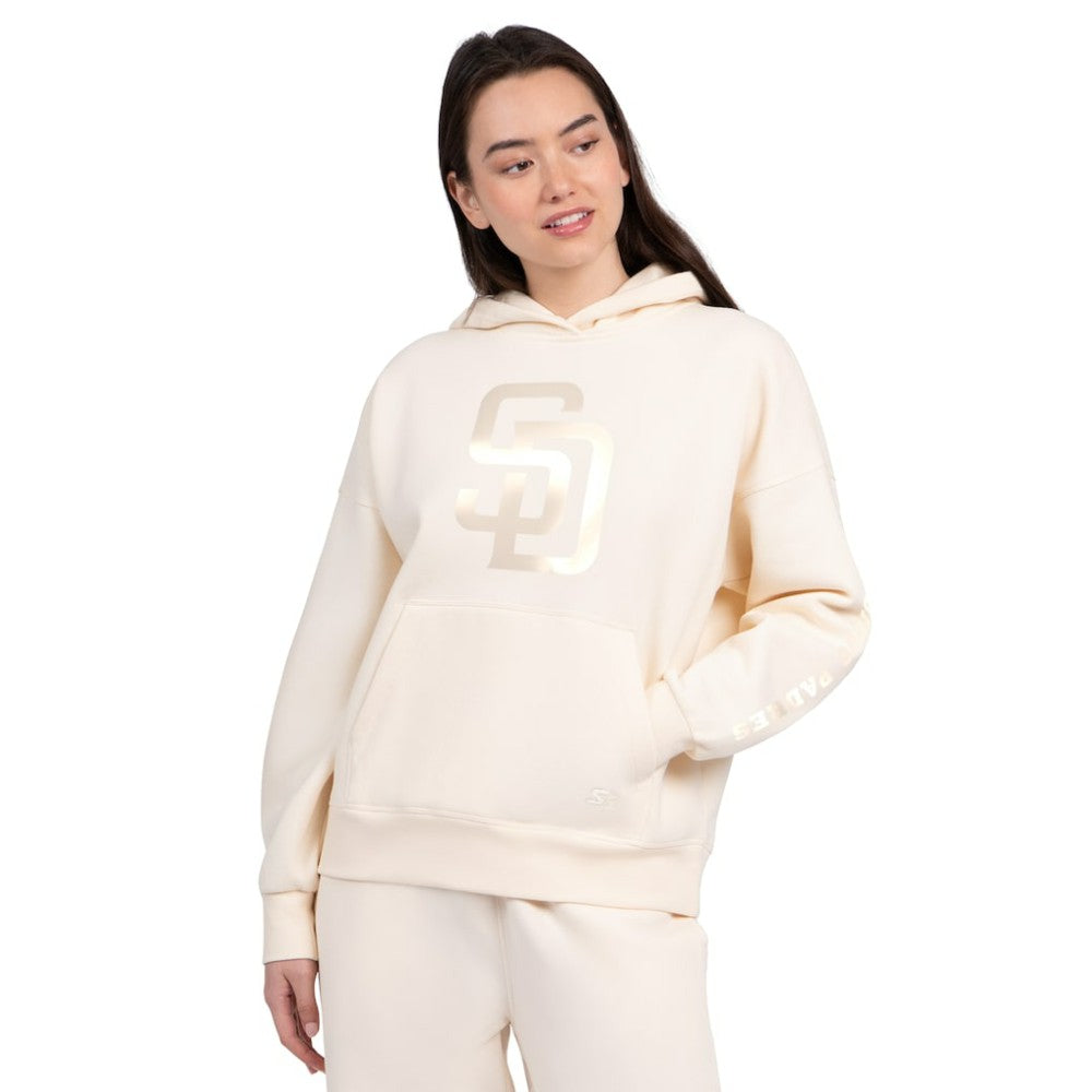 San Diego Padres Starter Women's Pastel Relaxed Hoodie - MLB