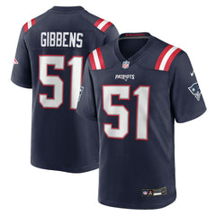 Jack Gibbens New England Patriots Team Game Jersey Navy | Nike for Sale