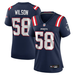 Jared Wilson New England Patriots Women's Team Game Jersey Navy | Nike for Sale