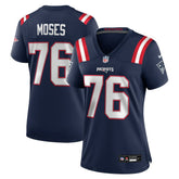 Morgan Moses New England Patriots Women's Team Game Jersey Navy | Nike for Sale