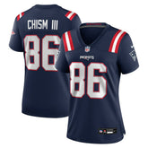 Efton Chism III New England Patriots Women's Team Game Jersey Navy | Nike for Sale