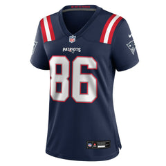 Efton Chism III New England Patriots Women's Team Game Jersey Navy | Nike for Sale
