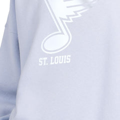 St. Louis Blues Starter Women's Boxy Cropped Sweatshirt - Blue - NHL