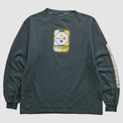 Pittsburgh Steelers VF Imagewear 2001 Pullover Sweatshirt Gray Vintage | Fanatics