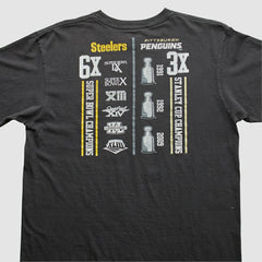 Pittsburgh Steelers Reebok 2009 T-Shirt Black Vintage | Fanatics