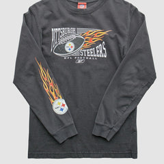 Pittsburgh Steelers NFL 2000s T-Shirt Gray Vintage | Fanatics