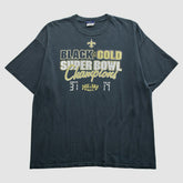 New Orleans Saints Reebok 2010 T-Shirt Black Vintage | Fanatics