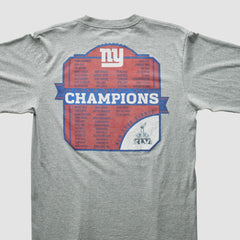 New York Giants Reebok 2012 T-Shirt Gray Vintage | Fanatics