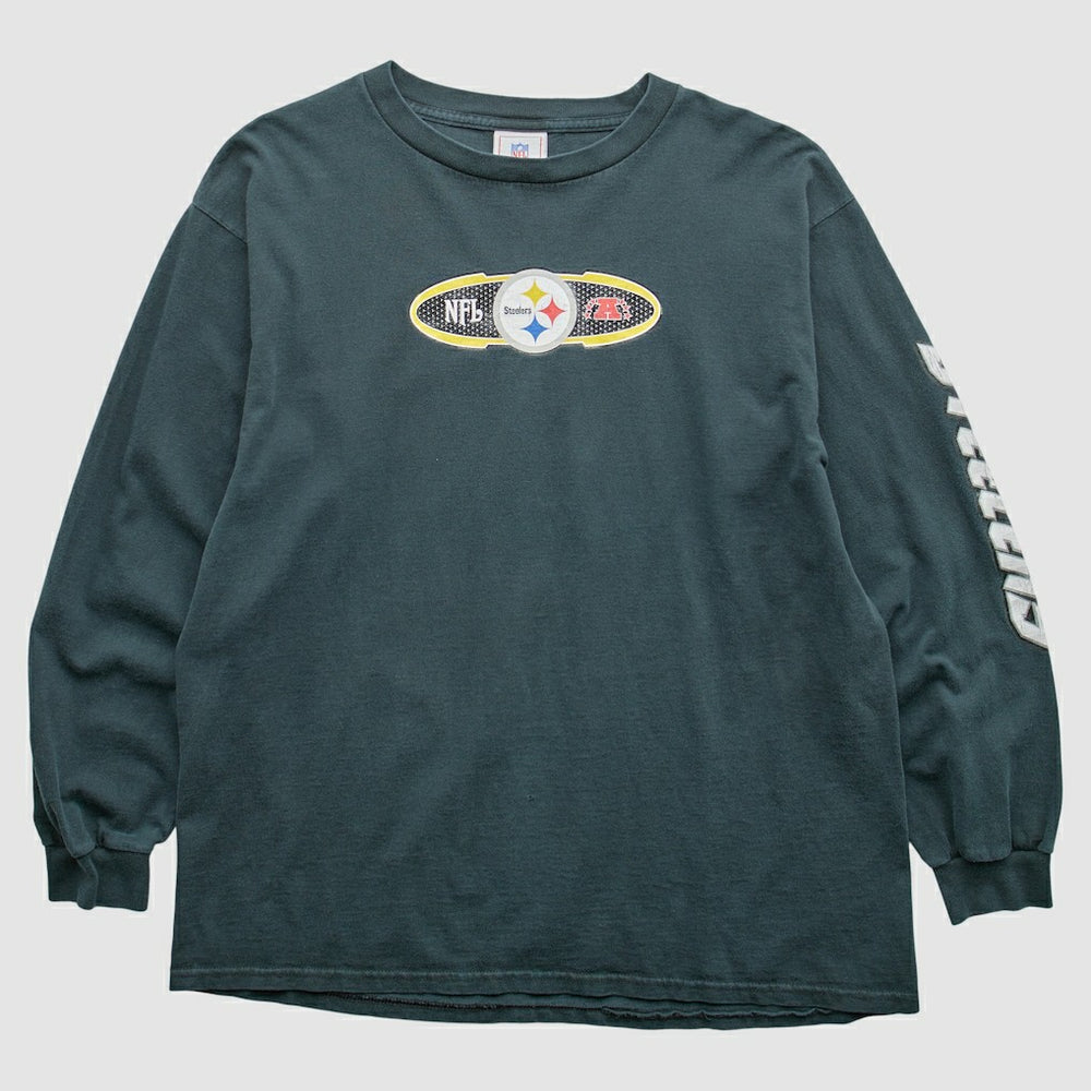 Pittsburgh Steelers NFL 2000s T-Shirt Blue Vintage | Fanatics