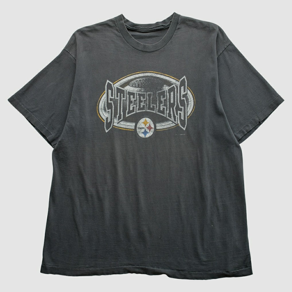 Pittsburgh Steelers 90s T-Shirt Gray Vintage | Fanatics