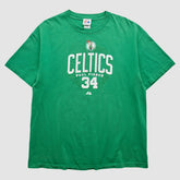 Boston Celtics Majestic 2000s T-Shirt Green Vintage - NBA