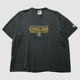 Pittsburgh Steelers Logo Athletic 2000s T-Shirt Black Vintage | Fanatics