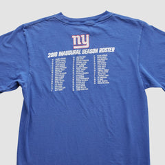 New York Giants 2010 T-Shirt Blue Vintage | Fanatics