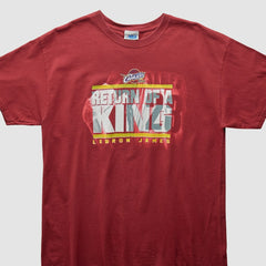 Cleveland Cavaliers 2000s T-Shirt Red Vintage - NBA