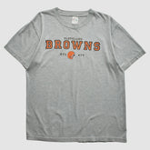 Cleveland Browns Majestic 2000s T-Shirt Gray Vintage | Fanatics
