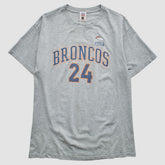 Denver Broncos NFL 2000s T-Shirt Gray Vintage | Fanatics
