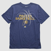 Indiana Pacers 2010s T-Shirt Navy Vintage - NBA