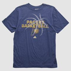 Indiana Pacers 2010s T-Shirt Navy Vintage - NBA