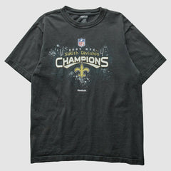 New Orleans Saints Reebok 2009 T-Shirt Black Vintage | Fanatics