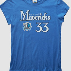 Dallas Mavericks 2003 T-Shirt Blue Vintage - NBA