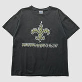 New Orleans Saints Delta 2000s T-Shirt Black Vintage | Fanatics