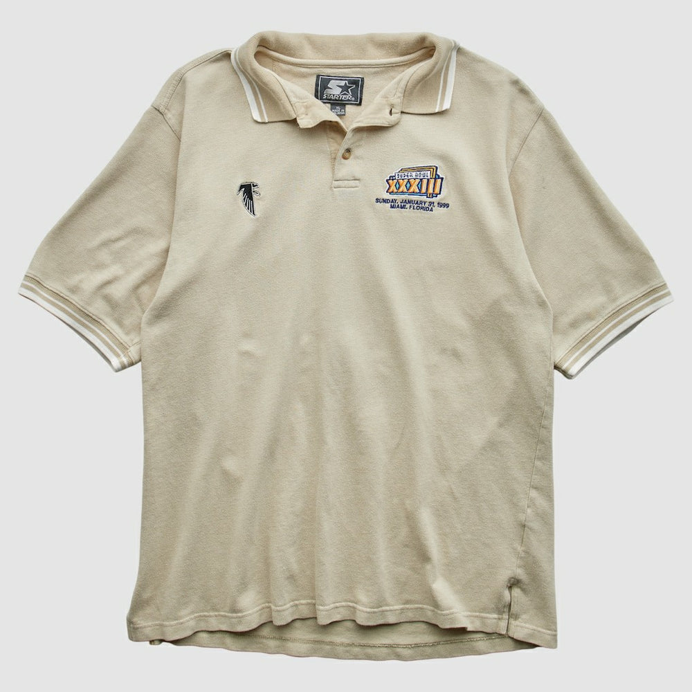 Atlanta Falcons Starter 1999 Polo Beige Vintage | Fanatics
