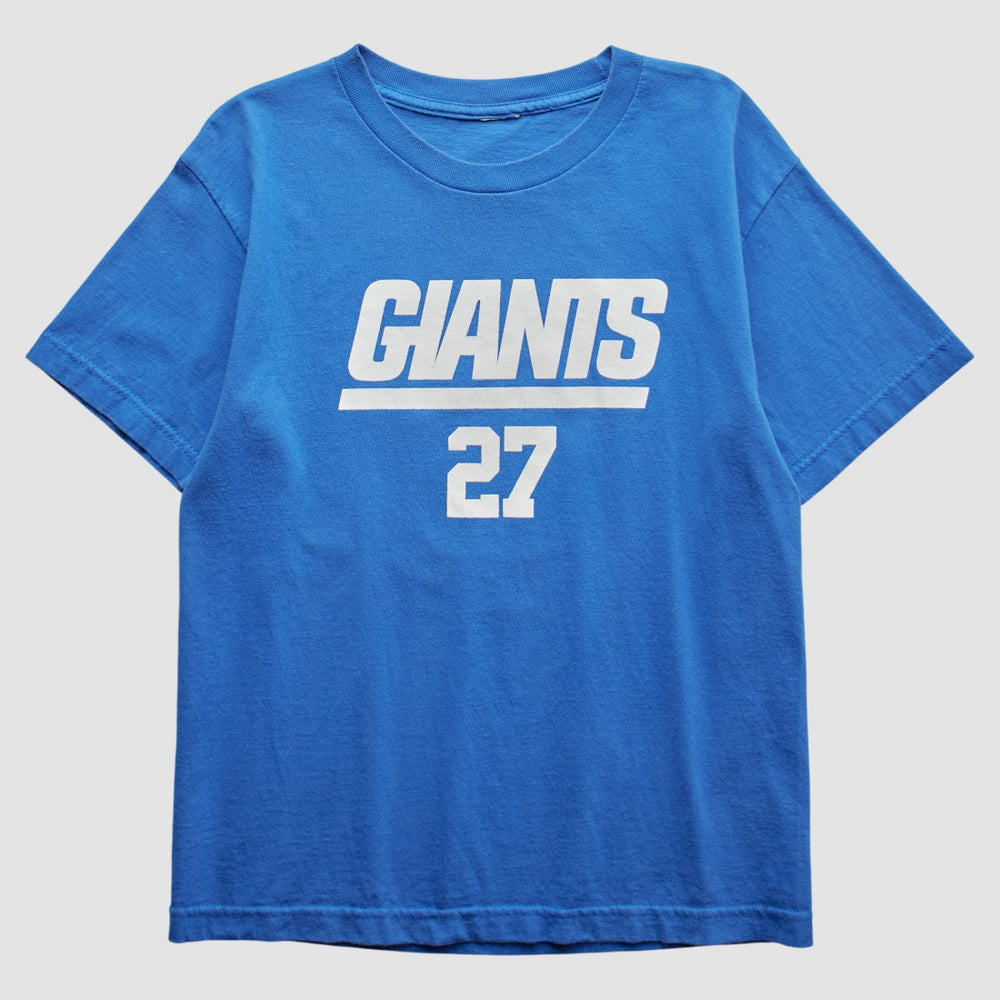 New York Giants 2000s T-Shirt Blue Vintage | Fanatics