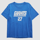 New York Giants 2000s T-Shirt Blue Vintage | Fanatics