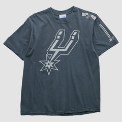 San Antonio Spurs Reebok 2000s T-Shirt Blue Vintage - NBA