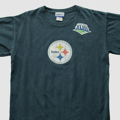 Pittsburgh Steelers Reebok 2009 T-Shirt Blue Vintage | Fanatics