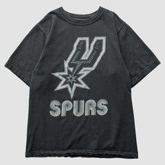 San Antonio Spurs 2000s T-Shirt Black Vintage - NBA