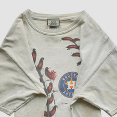 Houston Astros Liquid Blue 2000s T-Shirt - MLB