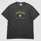 Pittsburgh Steelers Lee Apparel 90s T-Shirt Black Vintage | Fanatics