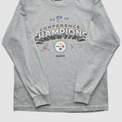 Pittsburgh Steelers Reebok 2010 Sweatshirt Gray Vintage | Fanatics
