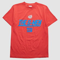 New York Giants NFL 2000s T-Shirt Red Vintage | Fanatics