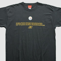 Pittsburgh Steelers Reebok 2000s T-Shirt Black Vintage | Fanatics