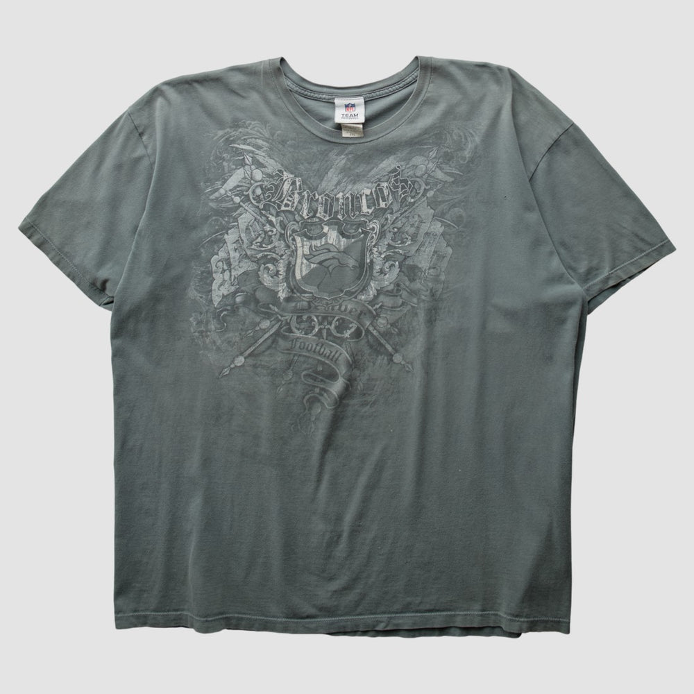 Denver Broncos 2000s T-Shirt Gray Vintage | Fanatics