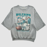 Miami Dolphins 90s Sweatshirt Gray Vintage | Fanatics