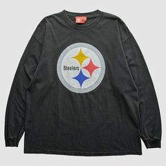 Pittsburgh Steelers NFL 2000s T-Shirt Black Vintage | Fanatics