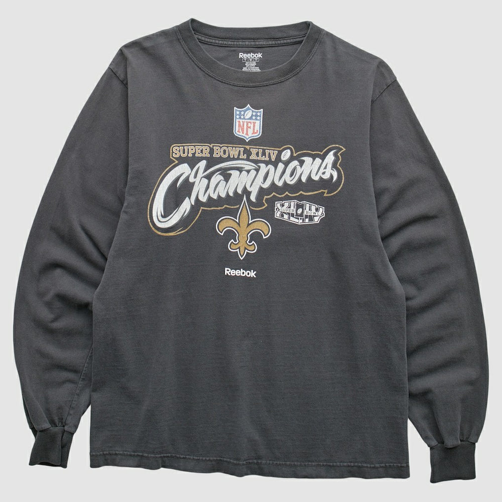 New Orleans Saints Reebok 2010 T-Shirt Black Vintage | Fanatics