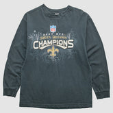 New Orleans Saints 2009 T-Shirt Black Vintage | Fanatics