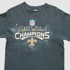 New Orleans Saints 2009 T-Shirt Black Vintage | Fanatics
